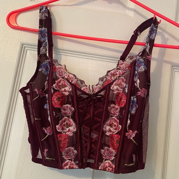 Dream Angels Floral Unlined Corset - Picture 2 of 4